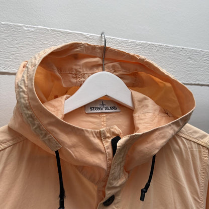 Stone Island Hooded Overshirt (S) | Small, Peach