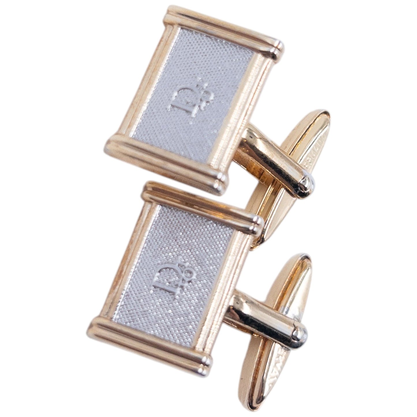Vintage 90s Dior Embossed Cufflinks | O/S, Multicoloured