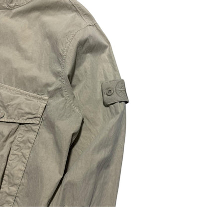Stone Island Pullover Ghost Smock Jacket | Medium, Beige