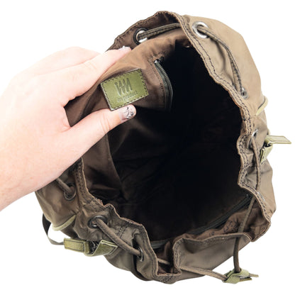 Vintage 2000s Issey Miyake Bucket Backpack | O/S, Brown