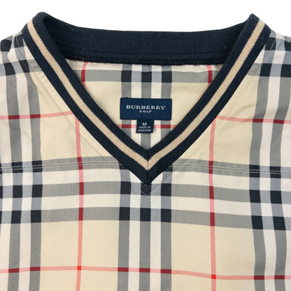 Vintage 2000s Burberry Nova Check Pullover Jacket Size M | Medium, Beige