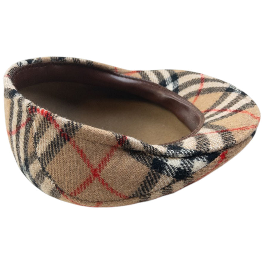 Vintage 90s Burberry Nova Check Structured Flat-Cap Hat | O/S, Brown