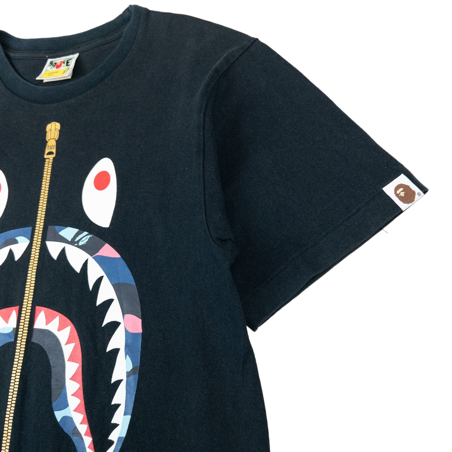 Vintage BAPE Shark Graphic T Shirt Size S