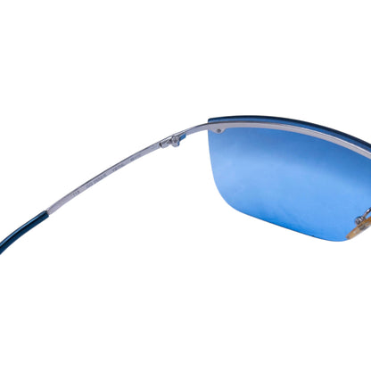Vintage 2000s Gucci By Tom Ford Rimless Sunglasses | O/S, Blue