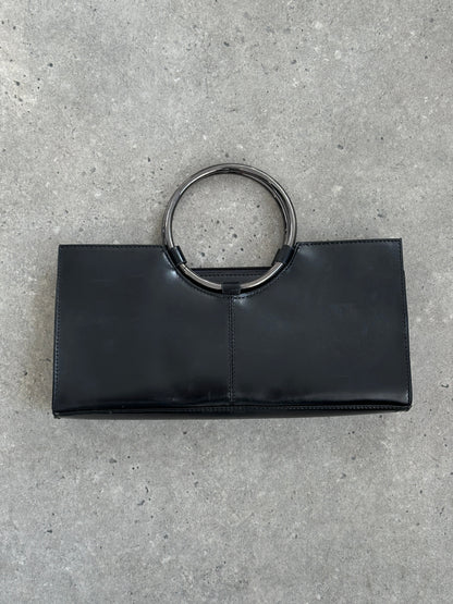Vintage 2000s Leather Minimal Ring Bag