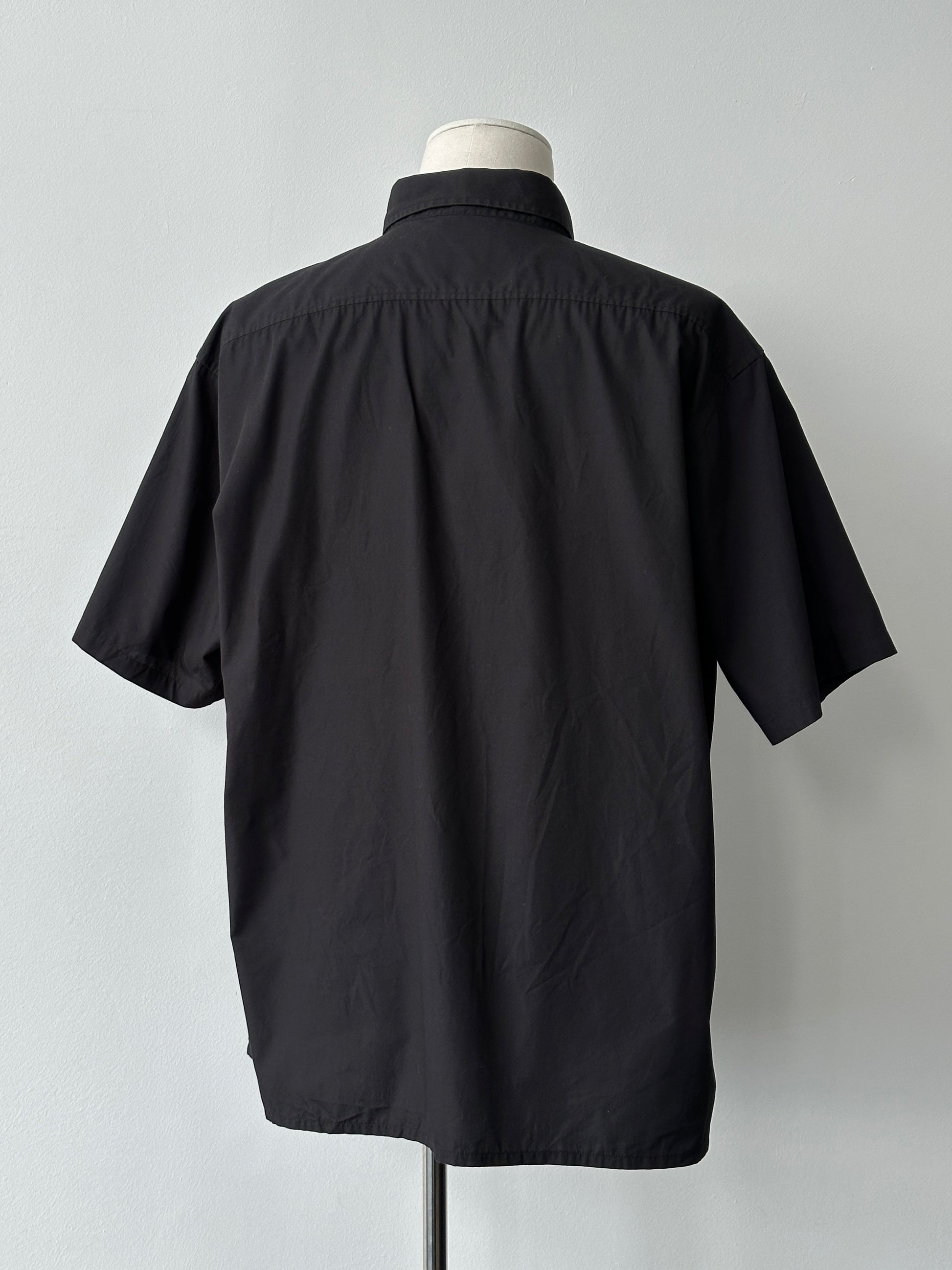 Yves Saint Laurent Pour Homme 2000s Cotton Short Sleeve Shirt - XXL