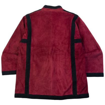 Vintage 80s YSL Yves Saint Laurent Suede Jacket Womens Size S | Small, Multicoloured