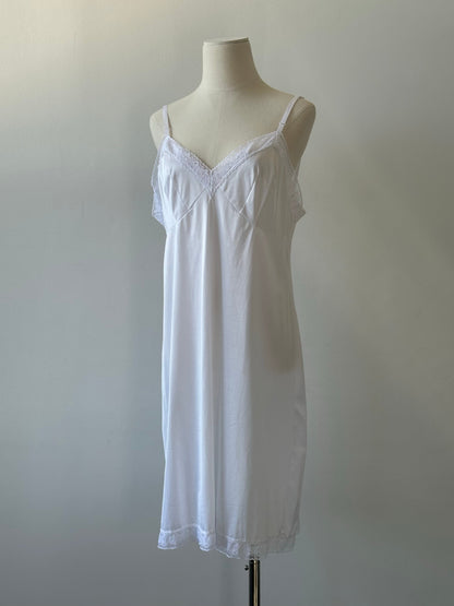Vintage 1990s Sheer Lace Midi Dress - L