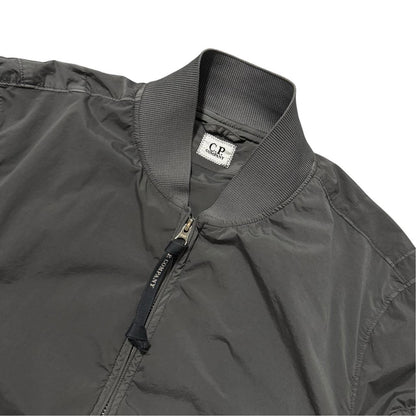 CP Company Nylon Bomber Jacket | Medium, Gray