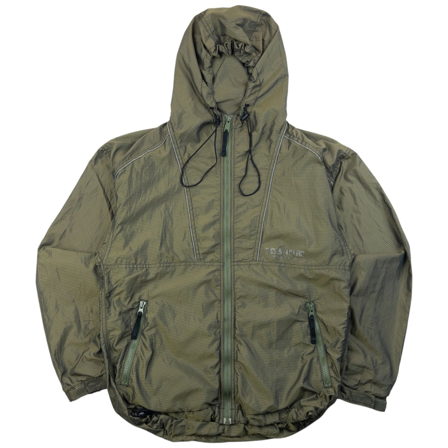 Vintage 90s Hysteric Glamour Iridescent Checkered Jacket Size S | Small, Green