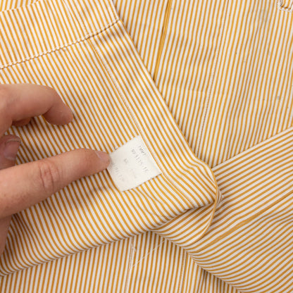 Vintage Issey Miyake Striped Long Sleeve Button Up Shirt Size M