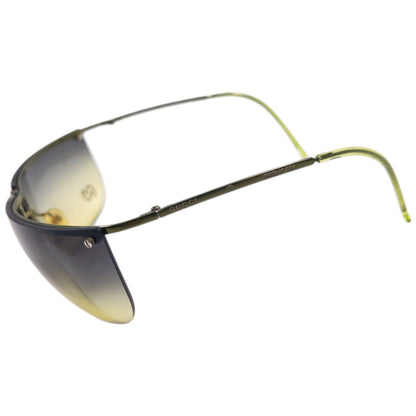 Vintage 2000s Gucci By Tom Ford Diamanté Rimless Sunglasses | O/S, Green