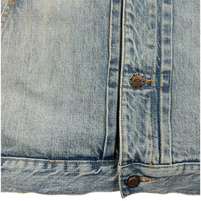 Vintage 90s Oakley Button Up Denim Jacket Size XL | XL, Blue
