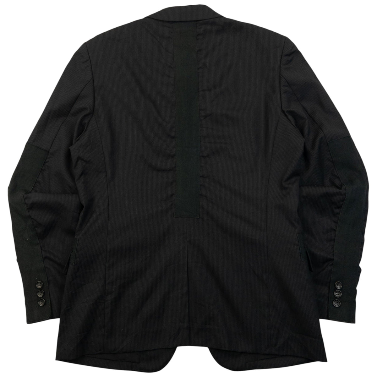 Vintage 2000s Comme Des Garçons HOMME Pinstripe Blazer Jacket Size S | Small, Black