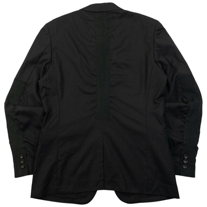 Vintage 2000s Comme Des Garçons HOMME Pinstripe Blazer Jacket Size S | Small, Black