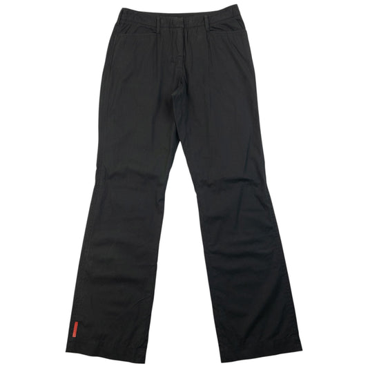 Vintage 2000s Prada Sport Lightweight Trousers Size W27 | W27, Black