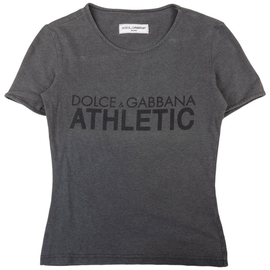 Vintage Dolce & Gabbana Athletic Baby Doll T Shirt Womens Size M