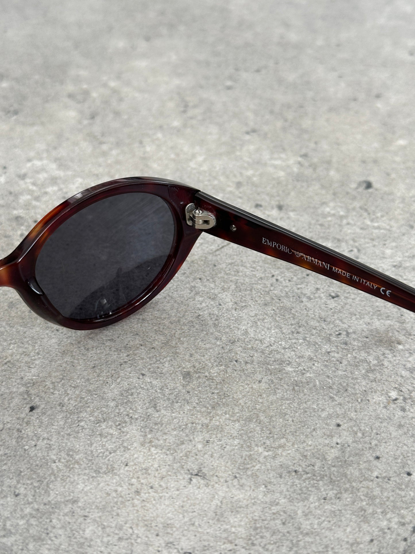 Emporio Armani 2000s Oval Logo Sunglasses