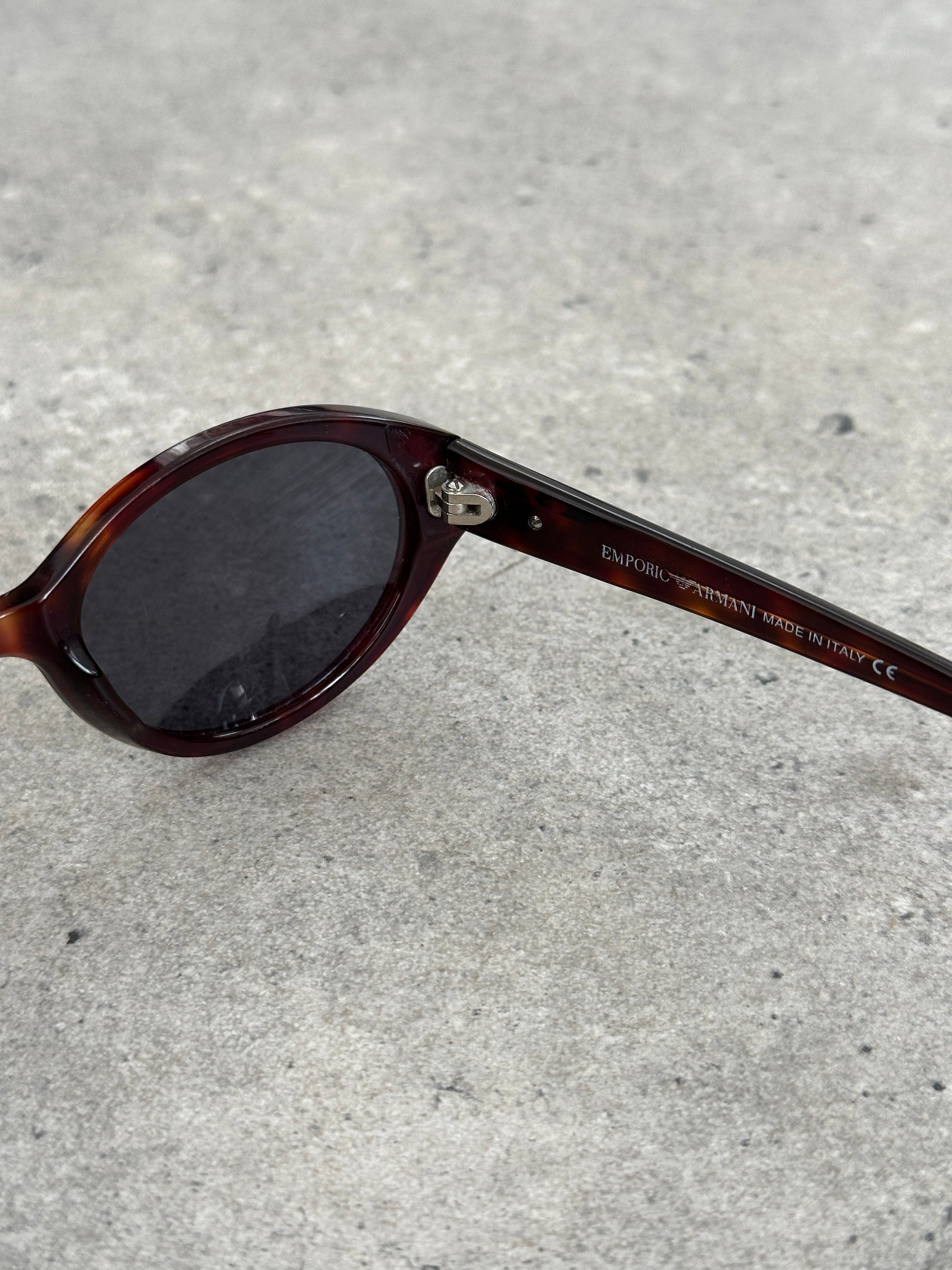 Emporio Armani 2000s Oval Logo Sunglasses