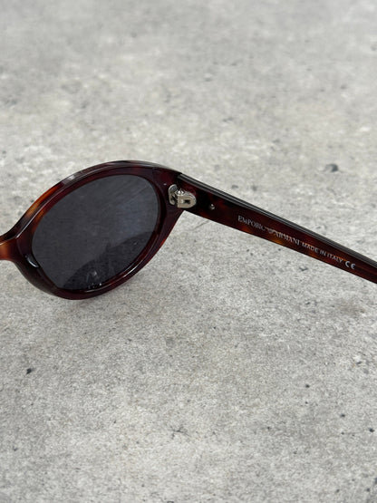 Emporio Armani 2000s Oval Logo Sunglasses