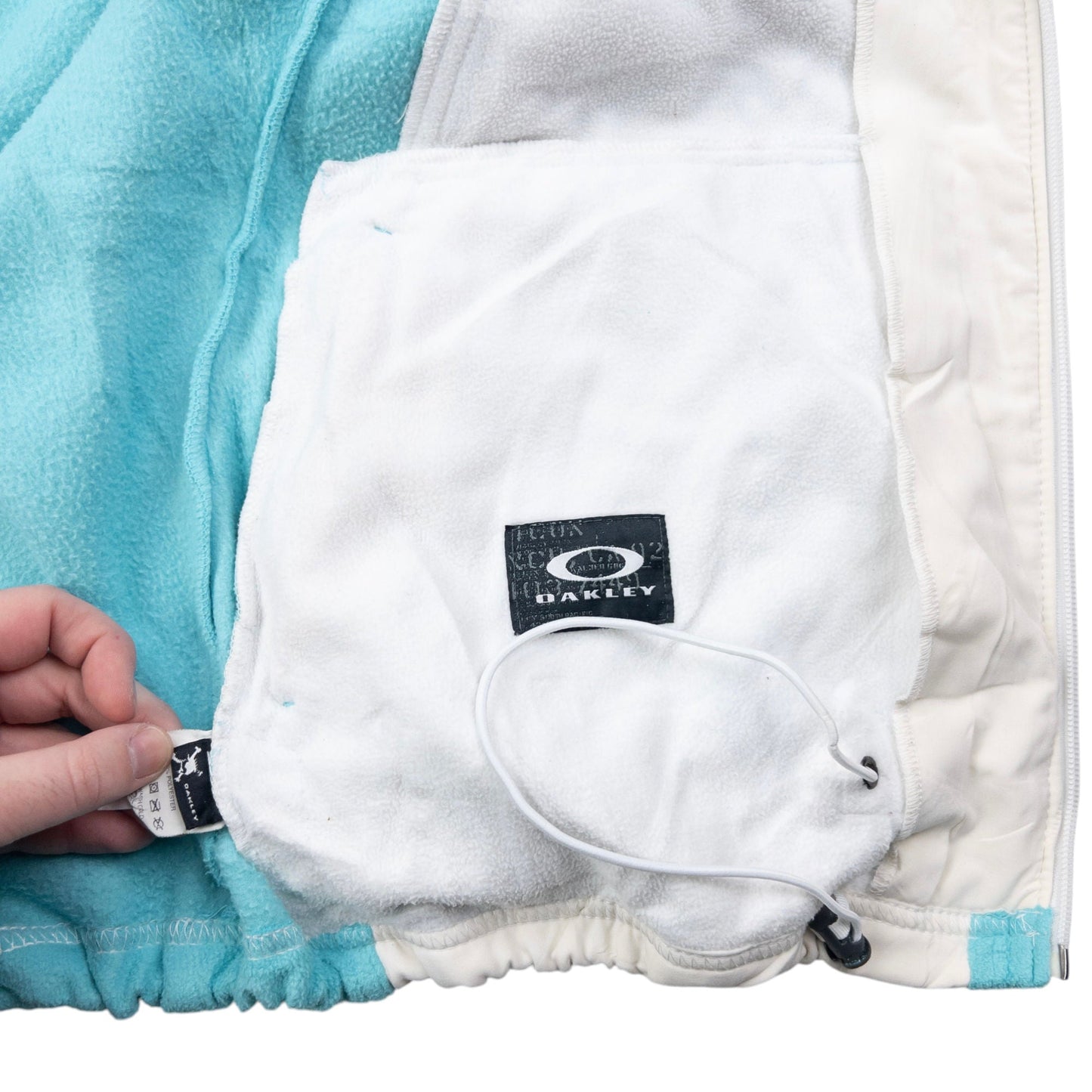 Vintage Oakley Zip Up Fleece Jacket Size M