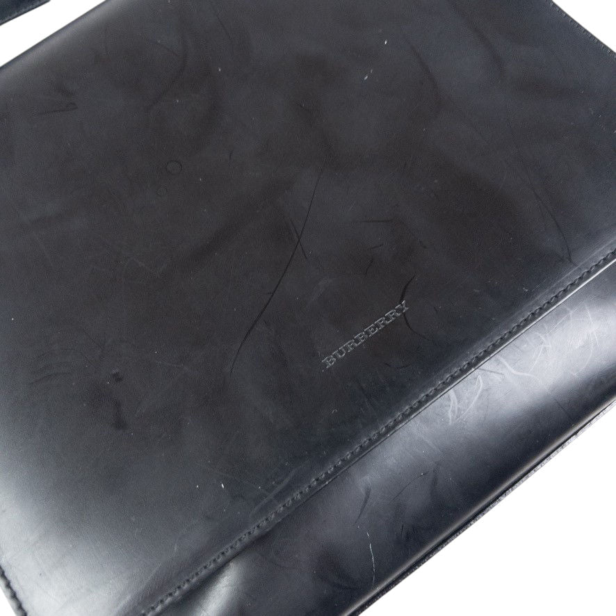 Vintage Burberry Leather Crossbody Bag