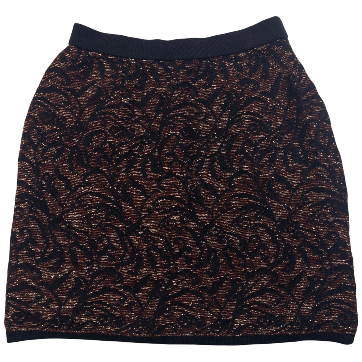 Vintage 90s YSL Yves Saint Laurent Knit Mini Skirt Womens Size S | Small, Black