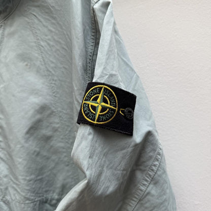 Stone Island Cupro Cotton Twill Smock Jacket light blue (L) | Large, Blue