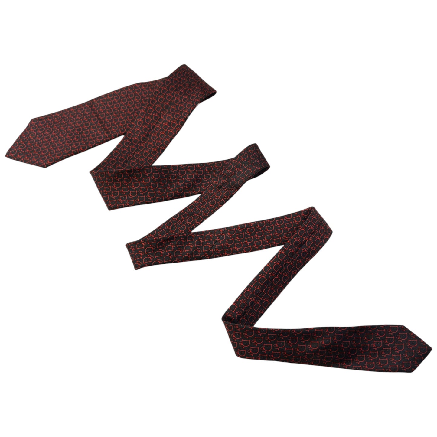 Vintage Dior Monogram Silk Tie