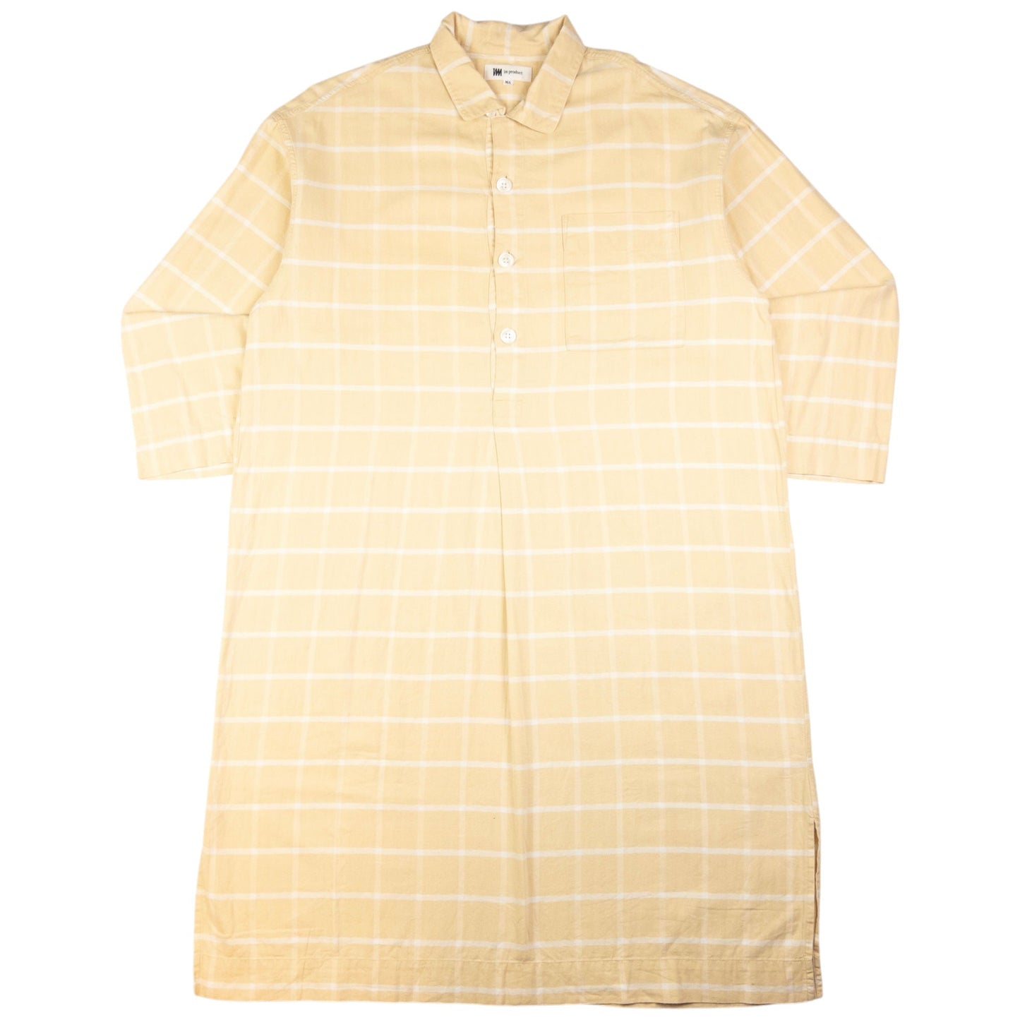 Vintage Issey Miyake Checkered Nightwear Dress Womens Size XL