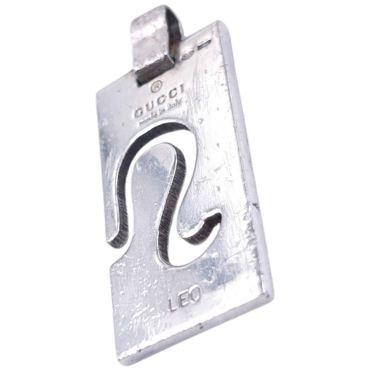 Vintage Gucci Silver Leo Pendant