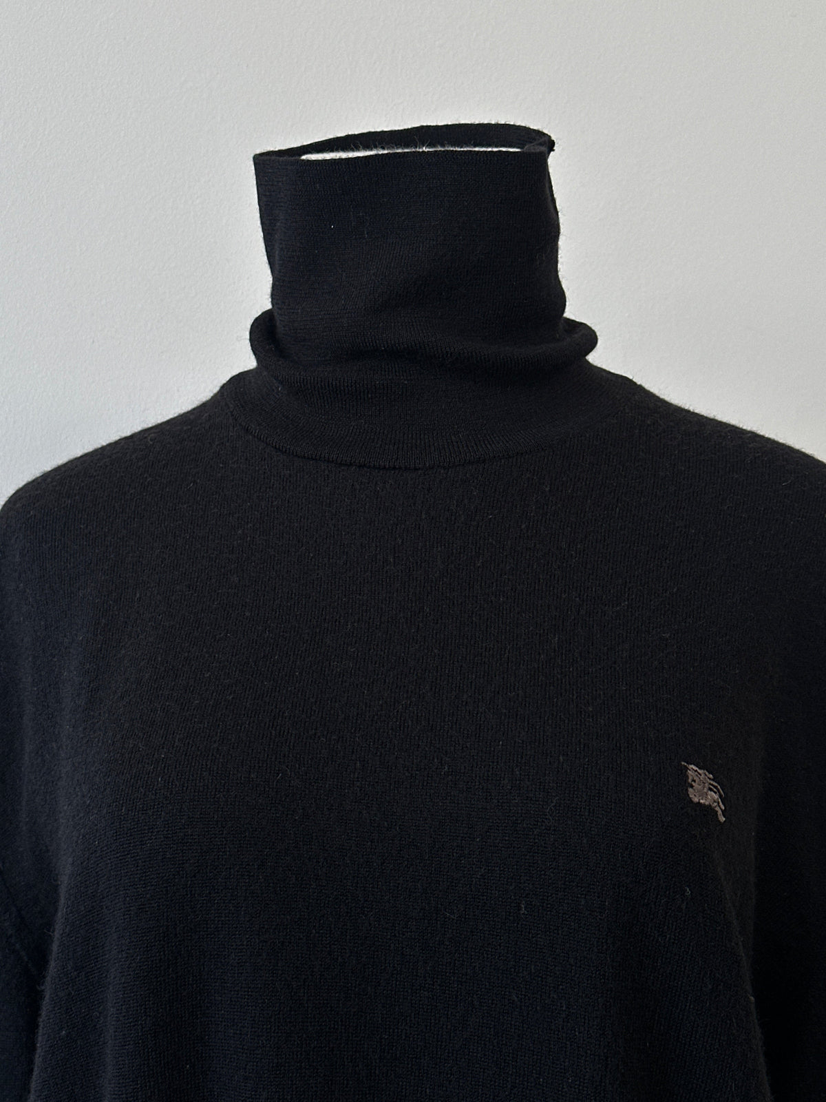 Burberry London 2000s Pure Merino Wool Roll Neck Jumper - M