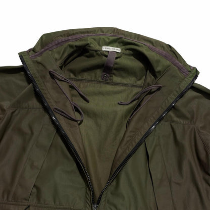 Stone Island 1998 Nylam Jacket | XL, Olive Green