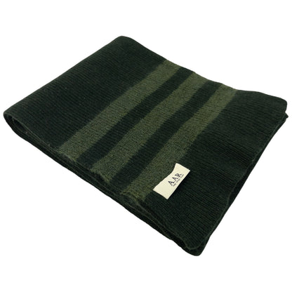 Vintage 90s Yohji Yamamoto A.A.R Long Wool Knit Scarf | O/S, Green