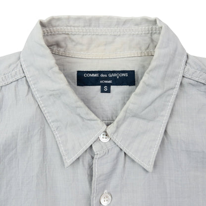 Vintage Comme Des Garçons HOMME Long Sleeve Button Up Shirt Size S | Small, Grey
