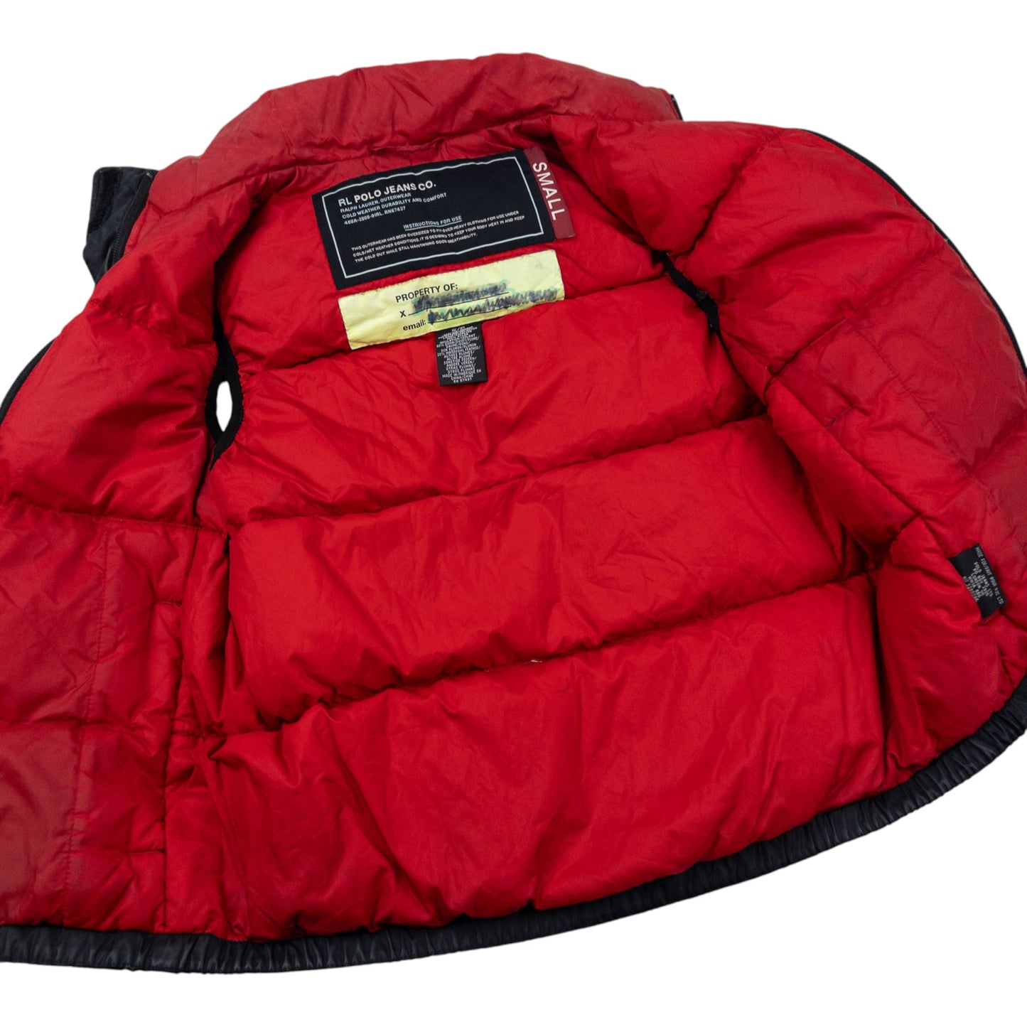 Vintage 2000s Ralph Lauren Polo Jeans Puffer Gilet Womens Size S