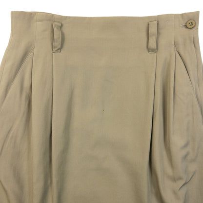 Vintage 90s Issey Miyake Jacket & Skirt Suit Set Womens Size S | Small, Beige