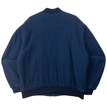 Vintage 80s YSL Yves Saint Laurent Cashmere Bomber Jacket Size XL | XL, Navy