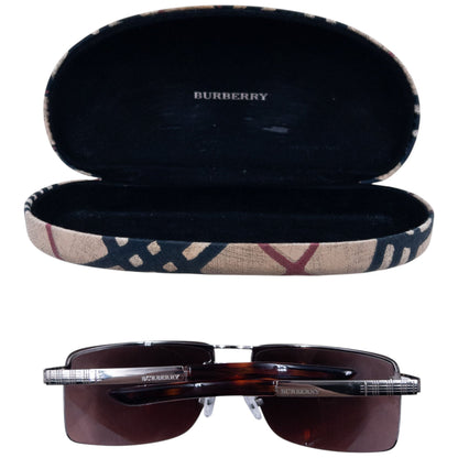 Vintage 2000s Burberry Rimless Sunglasses | O/S, Brown