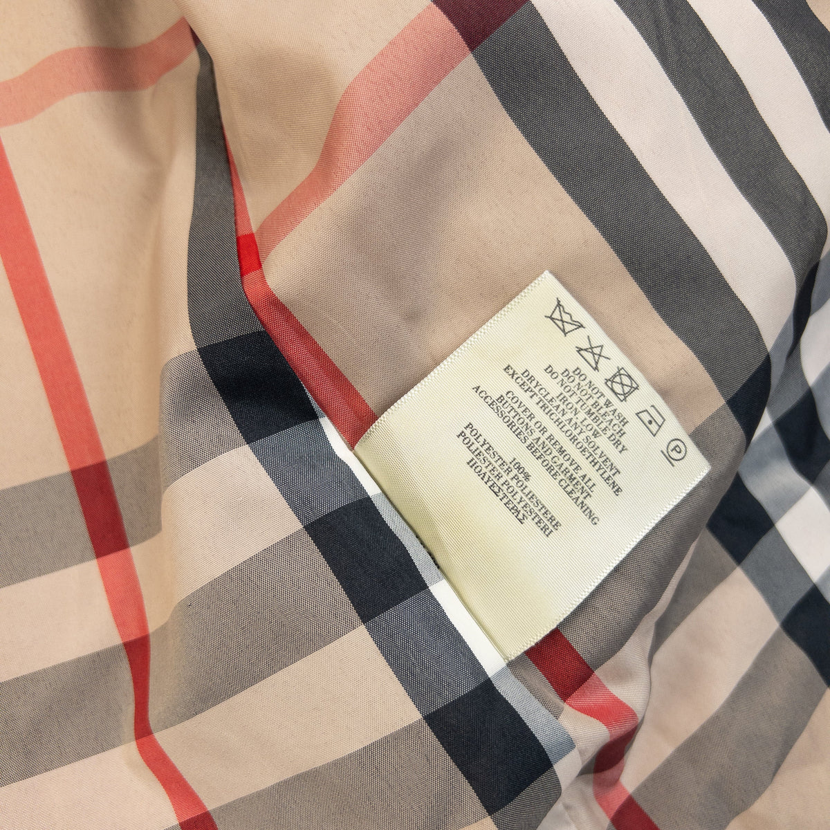 Vintage Burberry Nova Check Lined Jacket Womens Size XL | XL, Orange