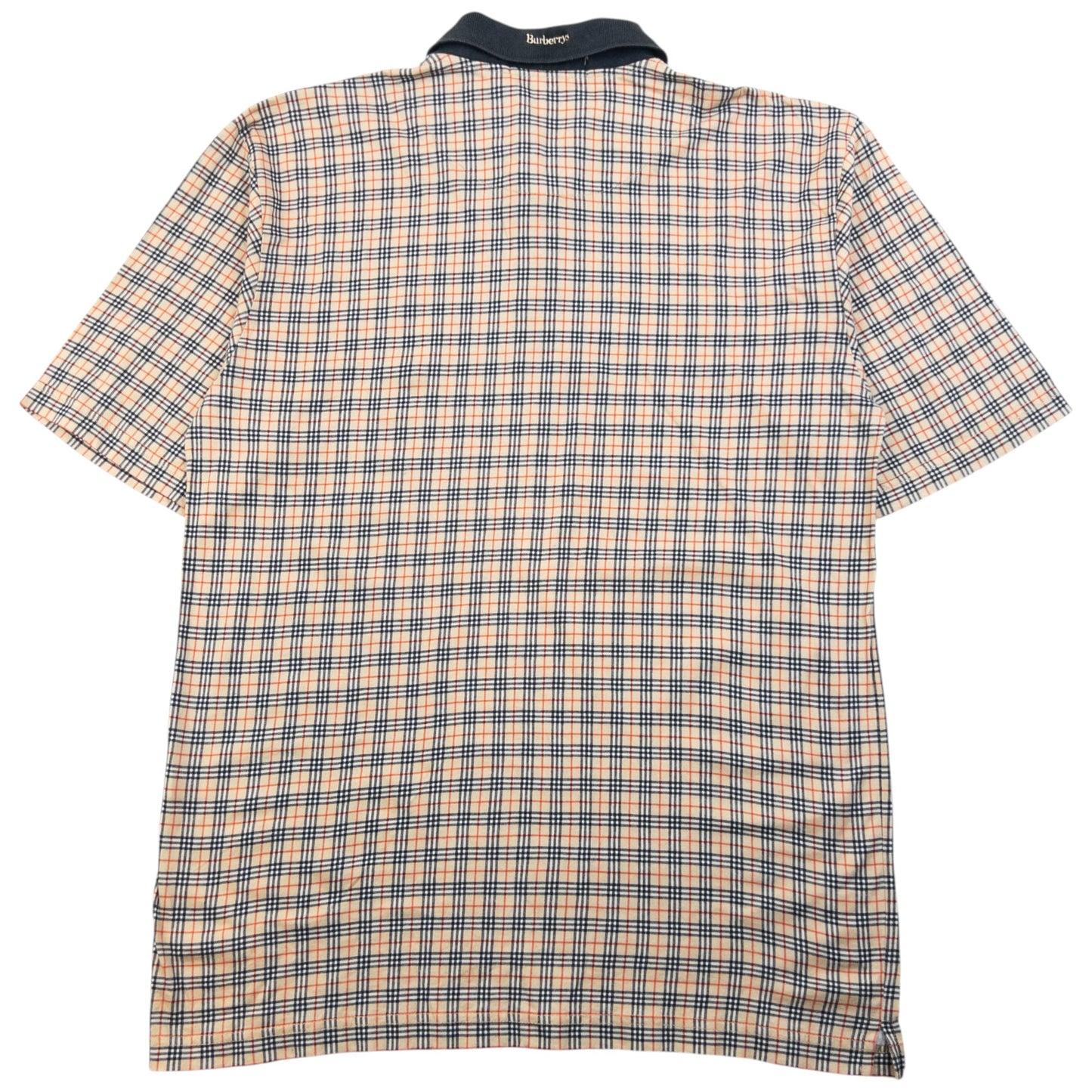 Vintage 90s Burberry Nova Check Polo Shirt Size L | Large, Multicoloured
