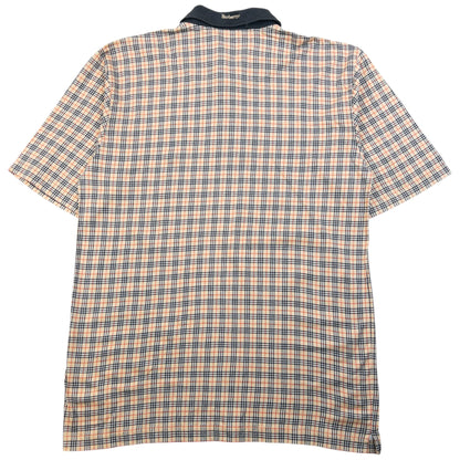 Vintage 90s Burberry Nova Check Polo Shirt Size L | Large, Multicoloured