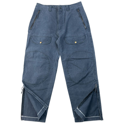 Vintage 2000s Ralph Lauren Polo Jeans Zip Cuff Trousers Size W31 | W31, Grey