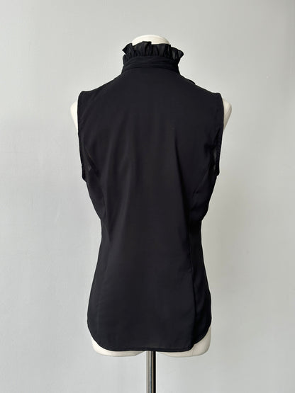 Vintage 2000s Sleevless Ruffle Top - S-M