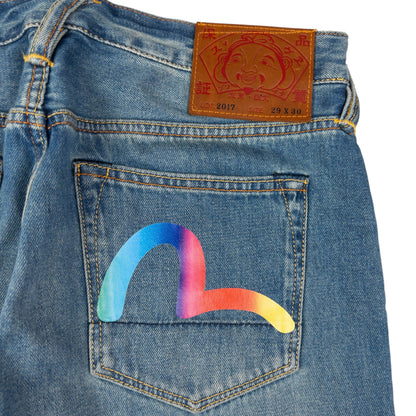 Vintage Evisu Double Gull Japanese Denim Jeans Size W32
