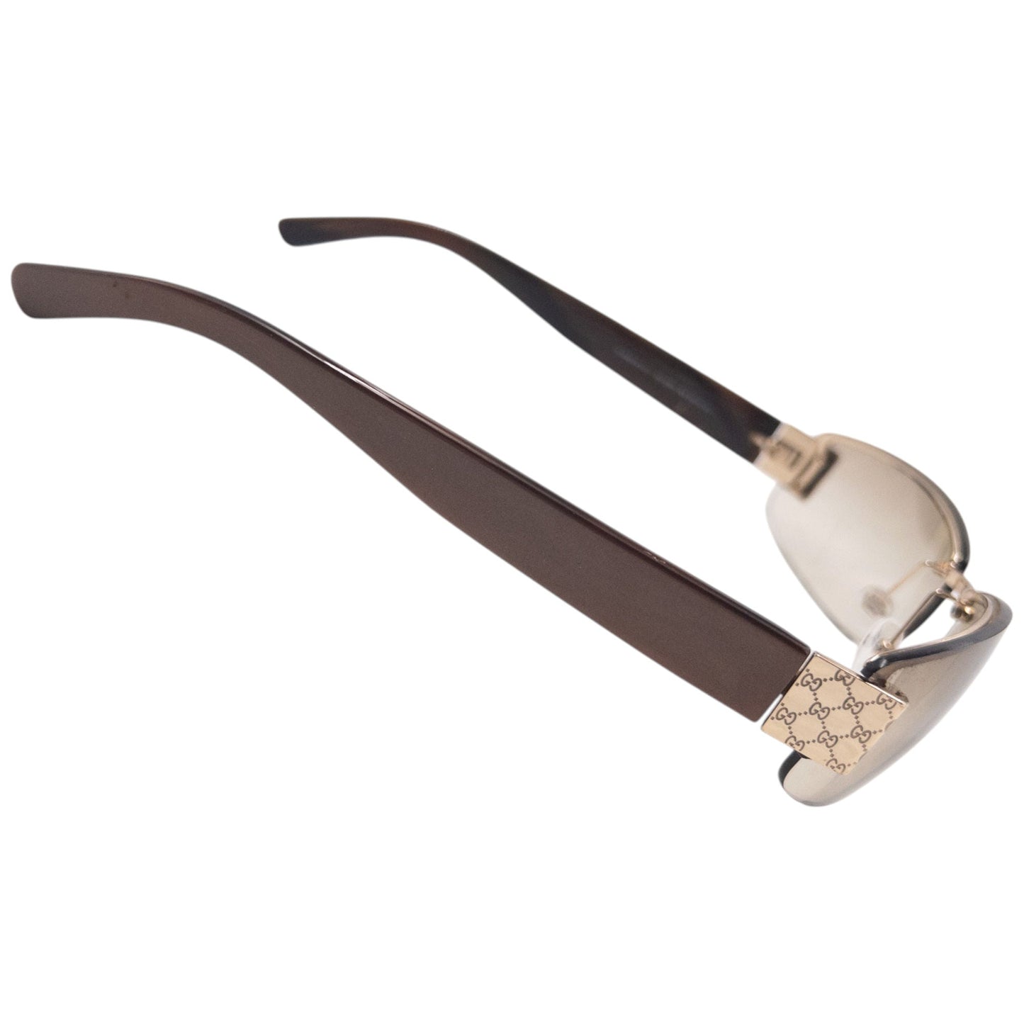 Vintage 1999 Gucci By Tom Ford Rimless Sunglasses | O/S, Brown