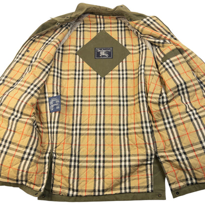 Vintage 90s Burberry Nova Check Lined Jacket Size XL | XL, Green
