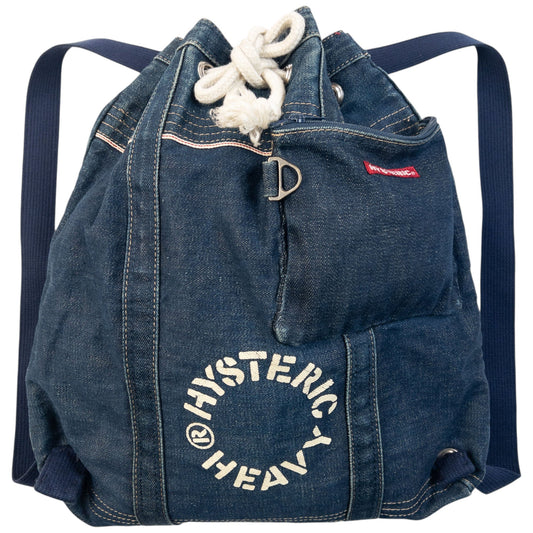Vintage 90s Hysteric Glamour Denim Bucket Backpack | O/S, Blue