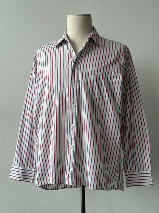 Christian Dior Monsieur 1990s Pure Cotton Striped Shirt - L-XL