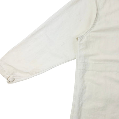 Vintage 90s Issey Miyake Lightweight Longline Jacket Size M | Medium, Cream